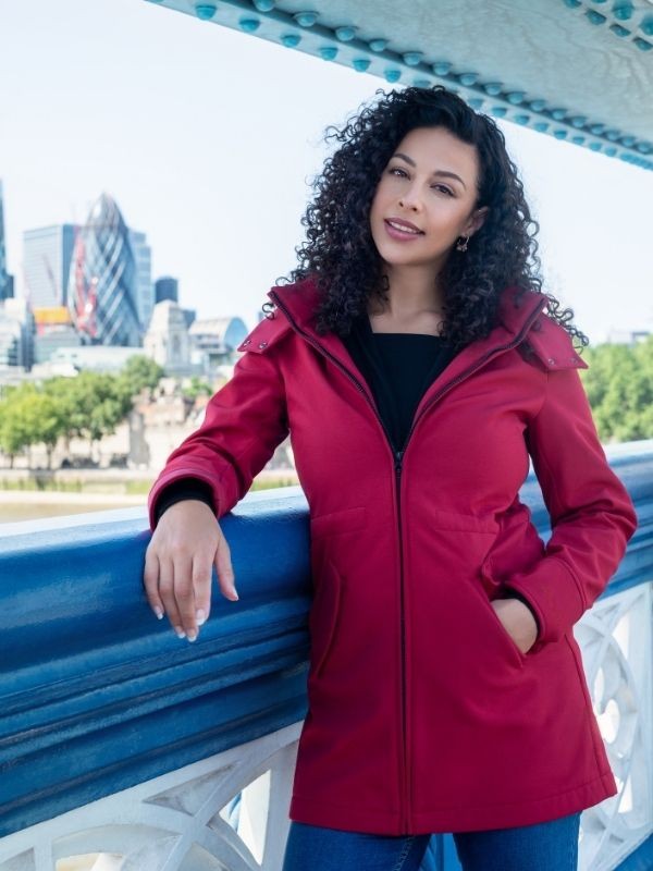 Wombat Babywearing Shell Red Jacket