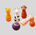 Ludi Jogo de Bowling Plástico Suave - Animais
