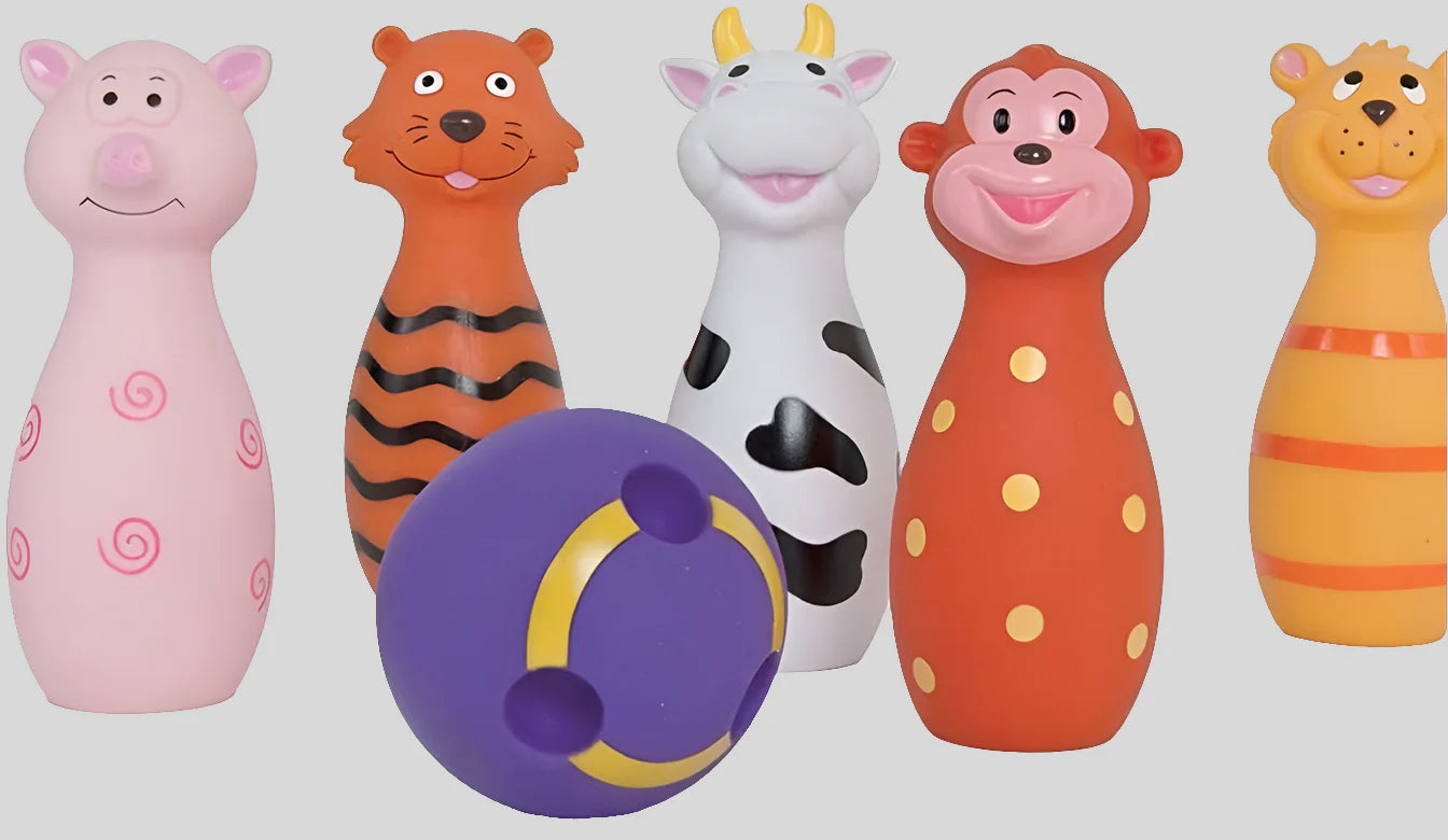 Ludi Soft Plastic Bowling Game - Animals