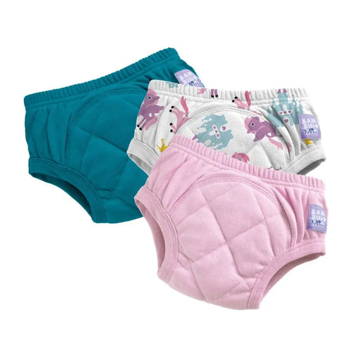 Pack de 3 cuecas de desfralde Bambino Mio com padrao Pegasus Palace Mix
