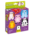 Caixa do puzzle "My First Puzzles Animals" da Banana Panda, mostrando sete animais de duas peças cada, com indicação de idade 15m+.