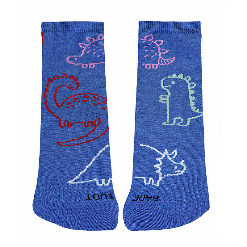 Condor 1 Pair Barefoot Dinosaur Navy Socks