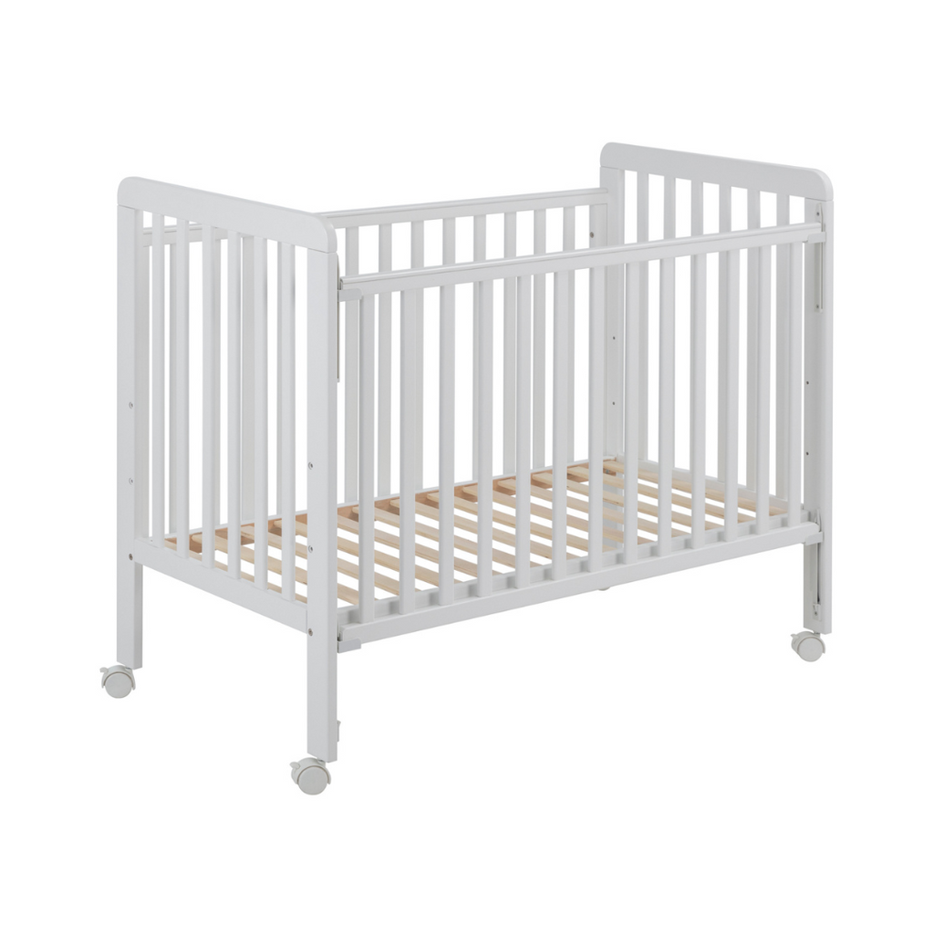 Bari Berço de bebé 120x60 com lateral rebatível Branco da IKID, fotografia 1