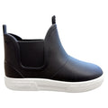 Galochas infantis Boatilus Baby Beatly Navy White em azul escuro e sola branca antiderrapante