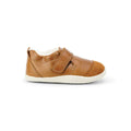 Bota barefoot de bebé Bobux Xplorer Marvel Arctic Caramel em pele e forrada a lã merino