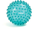 Bola sensorial Ludi azul turquesa com relevos para estimulação tátil