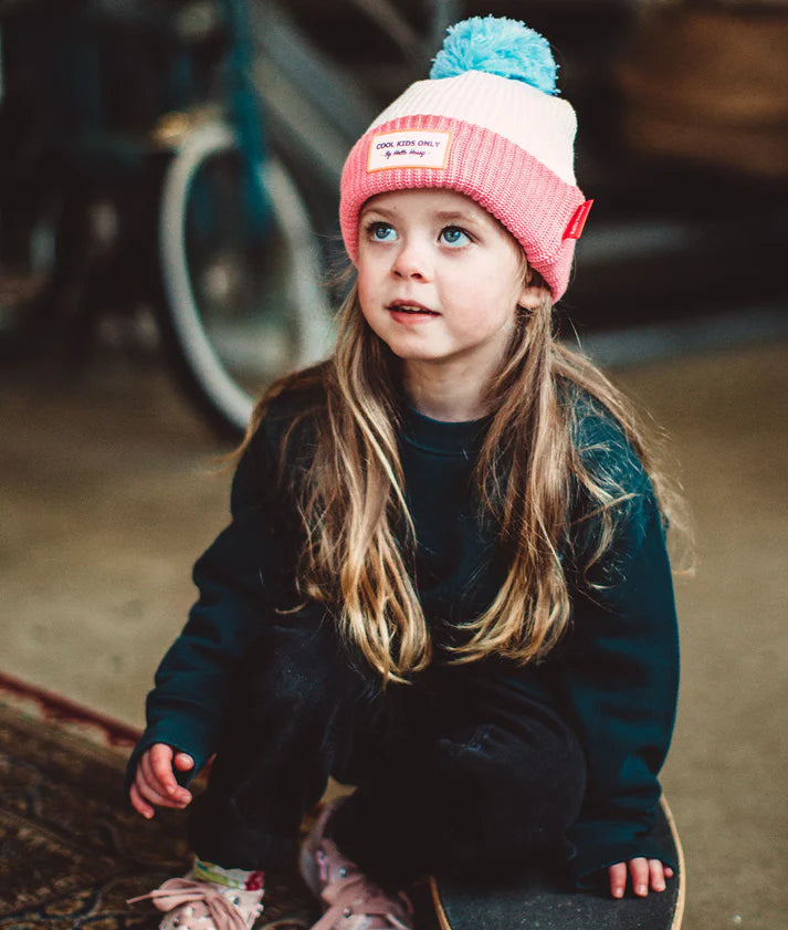 HELLO HOSSY Gorro com Pompom Pink Ice