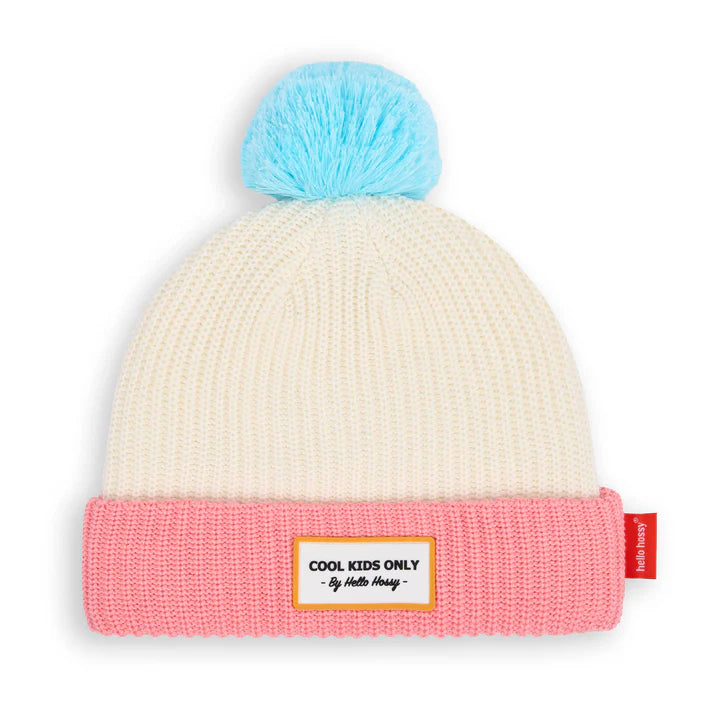 HELLO HOSSY Gorro com Pompom Pink Ice