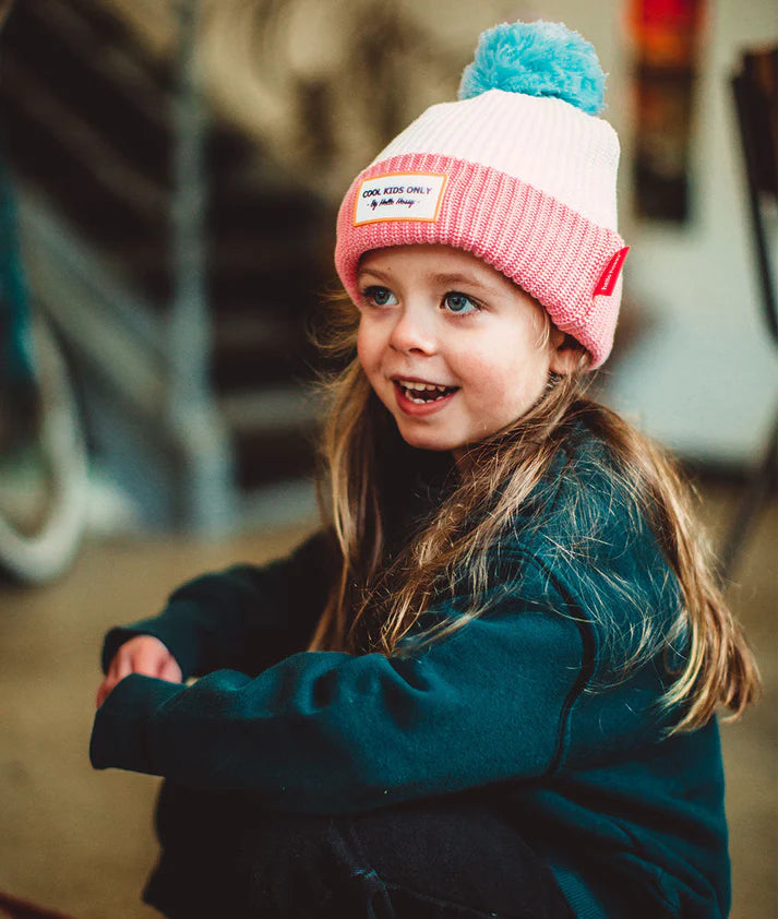 HELLO HOSSY Gorro com Pompom Pink Ice