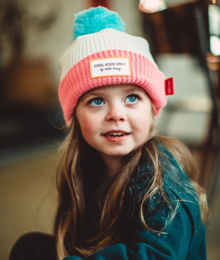HELLO HOSSY Gorro com Pompom Pink Ice