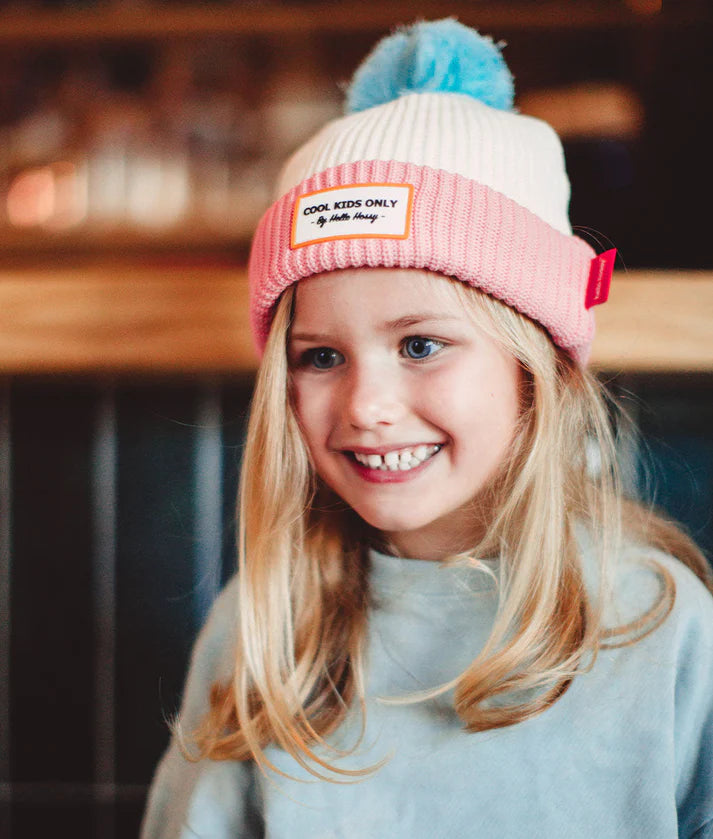 HELLO HOSSY Gorro com Pompom Pink Ice