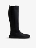 Botas barefoot Mustang Free Alask pretas de mulher com cano alto e fecho lateral