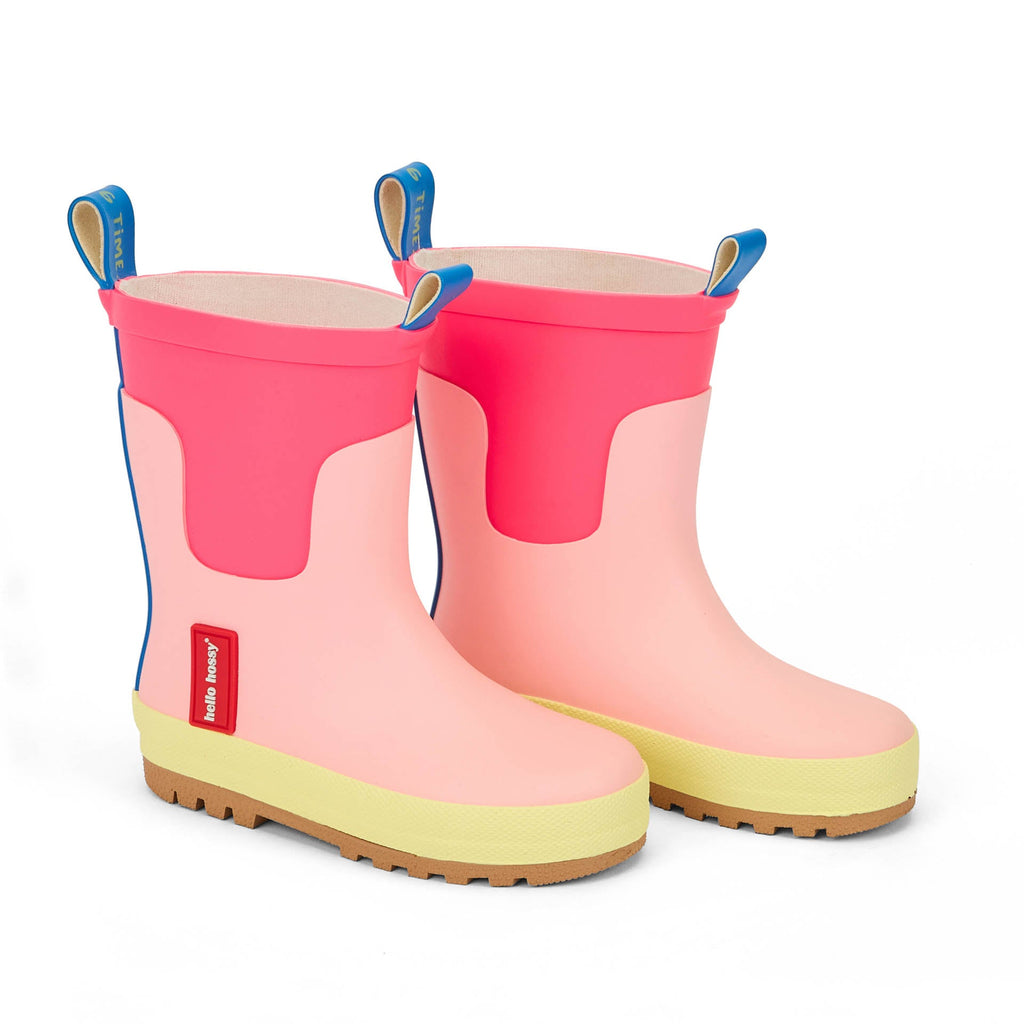 Botas de chuva Hello Hossy Pinkfly, detalhe do modelo