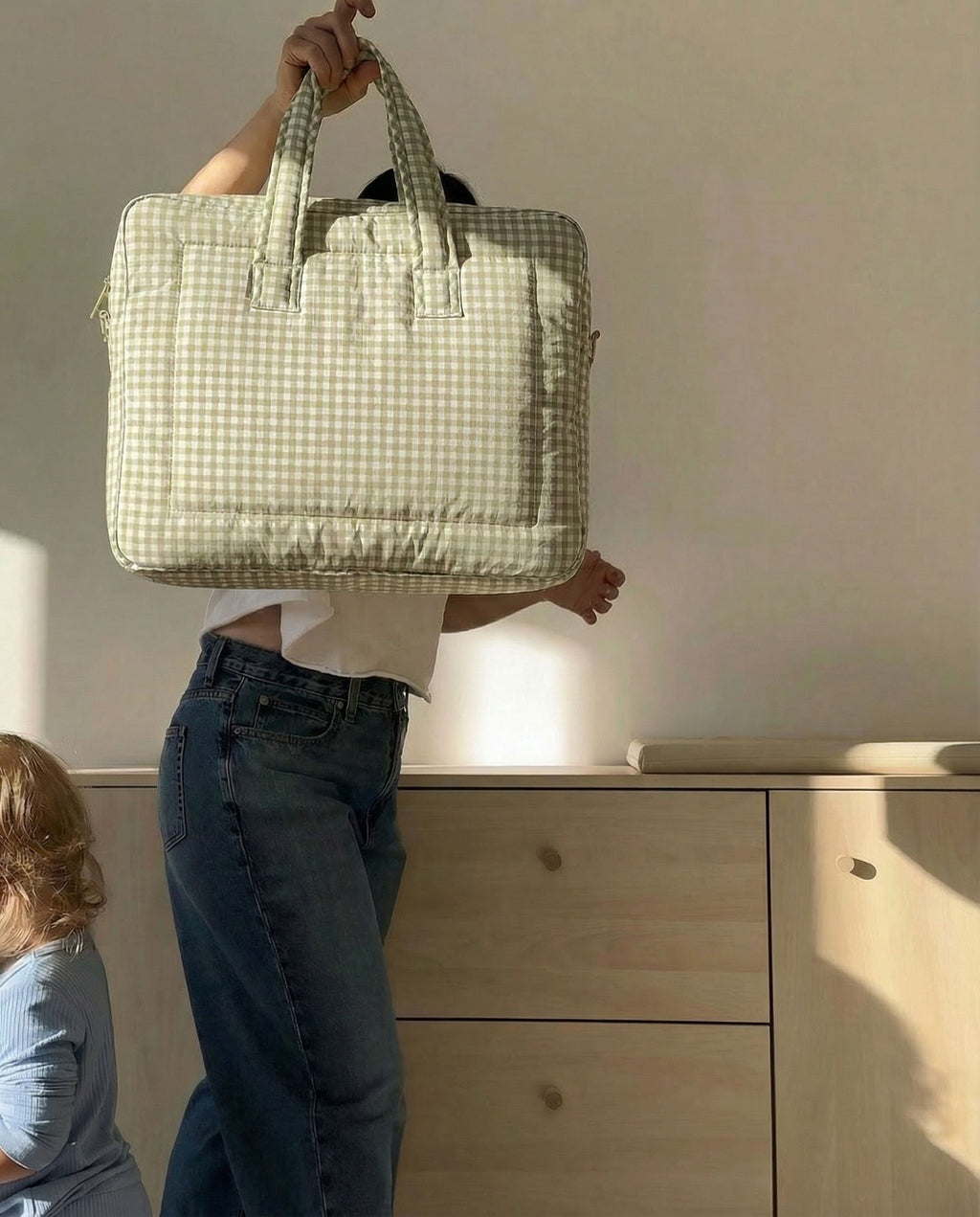 MolisandCo Mala de viagem infantil Mint Tea