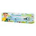 Caixa do brinquedo Buki Apanhador de Lixo (Litter Picker) com 80cm, mostrando um rapaz a usar luvas e a ferramenta para recolher lixo. Indica idade 6+.