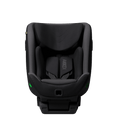 Vista superior da cadeira auto Axkid Minikid 4 PRO preta, mostrando o assento profundo, arnês de 5 pontos e apoios laterais interiores.