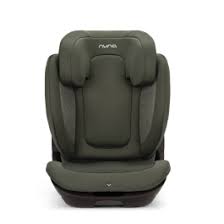 Imagem principal da cadeira auto Nuna AACE LX na cor preta, instalada a favor da marcha, mostrando o ajuste de altura e encosto de cabeça.