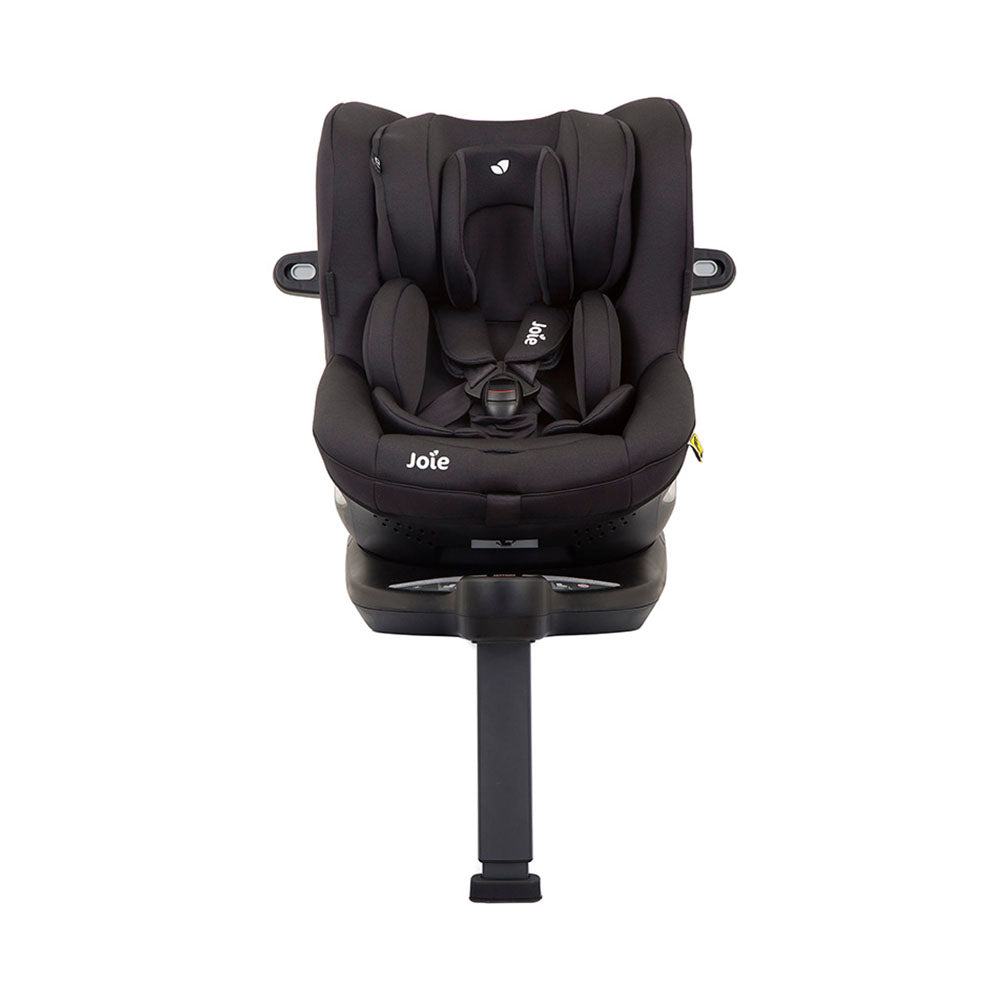 Detalhe dos painéis laterais Guard Surround Safety™ da cadeira Joie i-Spin 360, evidenciando a proteção contra impactos laterais.