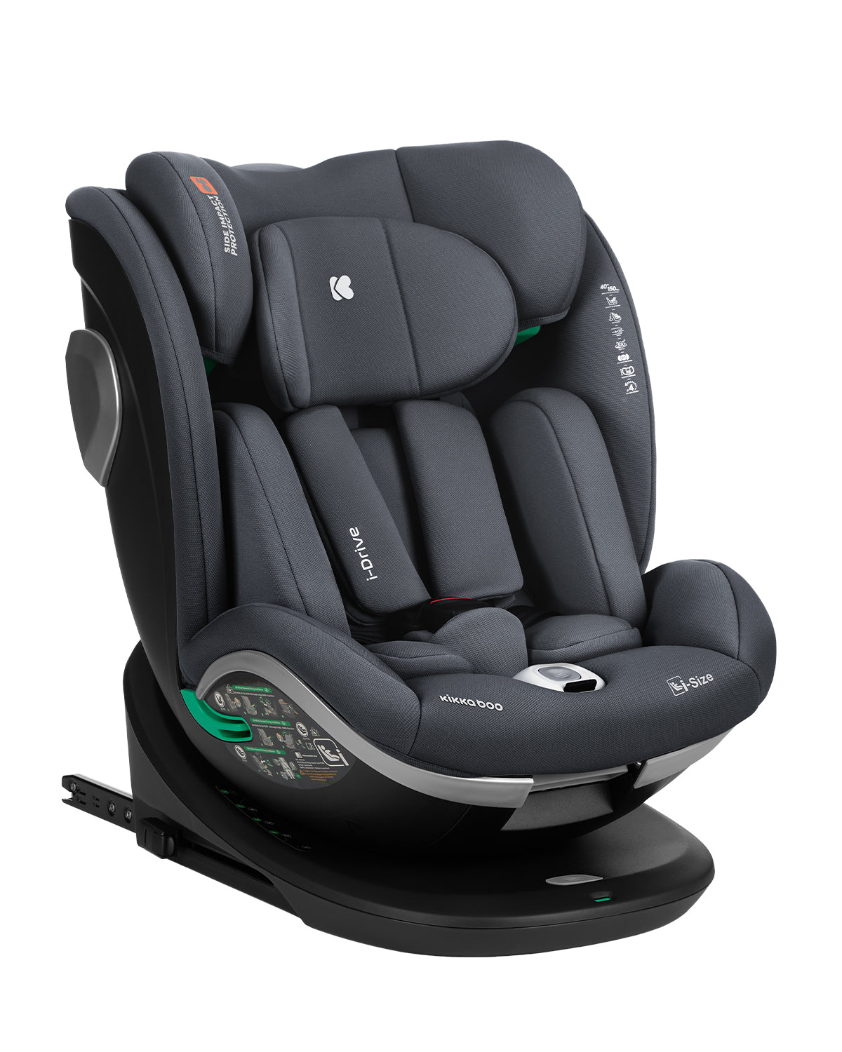 Kikkaboo i-Drive 360º i-Size Car Seat (40-150cm) – Gotu.pt