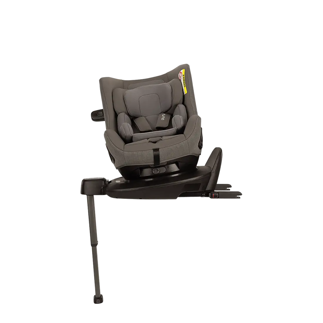 Demonstração das 5 posições de reclinação da Nuna Pruu para conforto total em cada viagem.