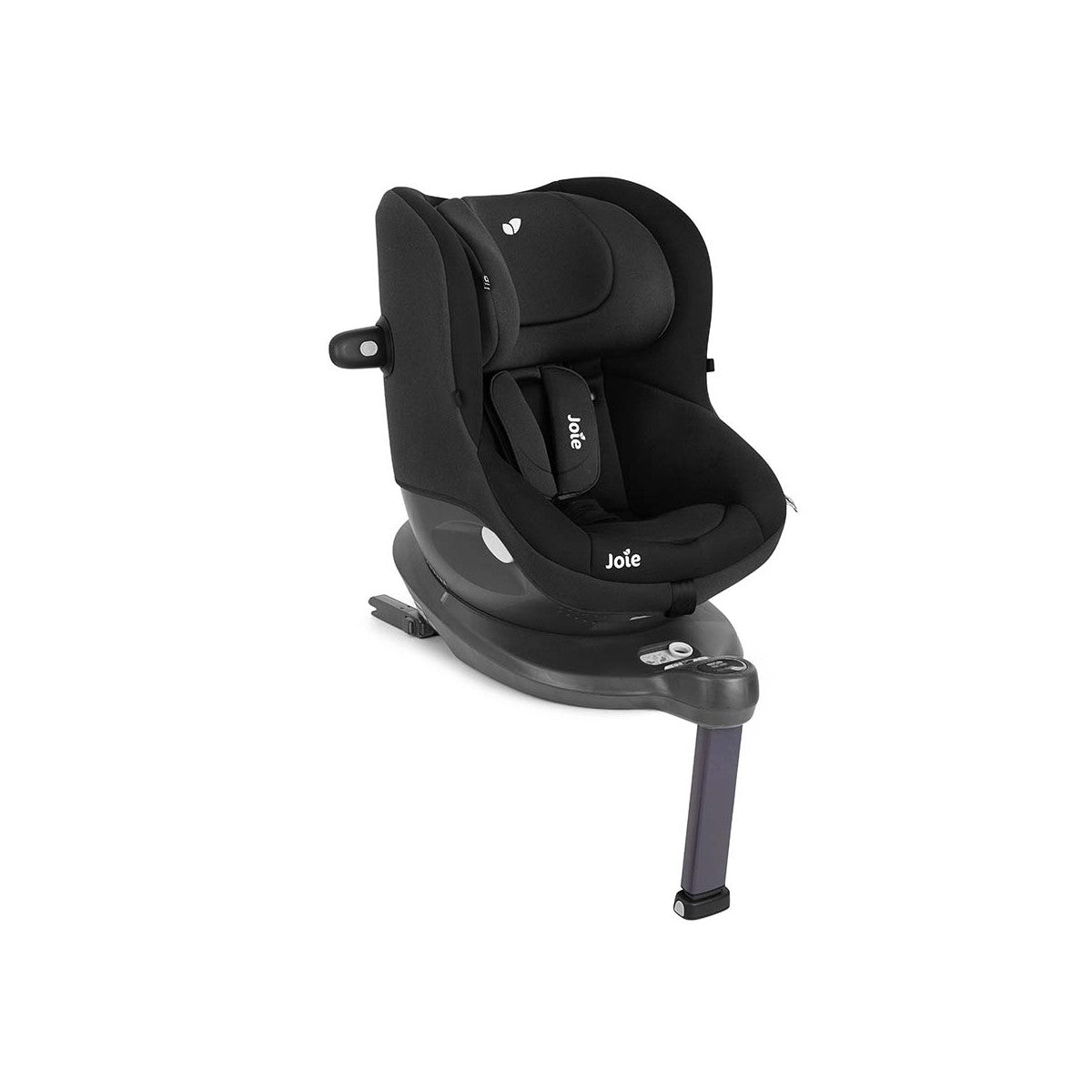 Cadeira auto Joie i-Spin 360 na cor Shale, fotografia oficial do modelo rotativo com estofo escuro.