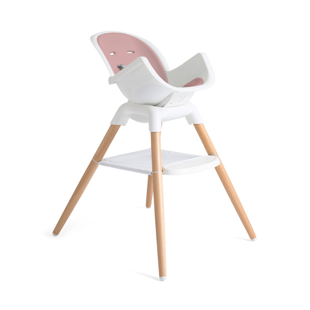 Cadeira Joie Chestnut em modo júnior, sem bandeja e com encosto removido, adaptada para criança mais velha.