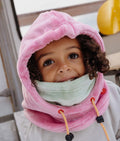 Cagoule enfant rosa e azul polar Hello Hossy Warmy Candyfloss