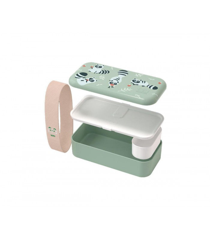 Monbento - Fiambrera MB Foodie 500 ml Raccoon Verde