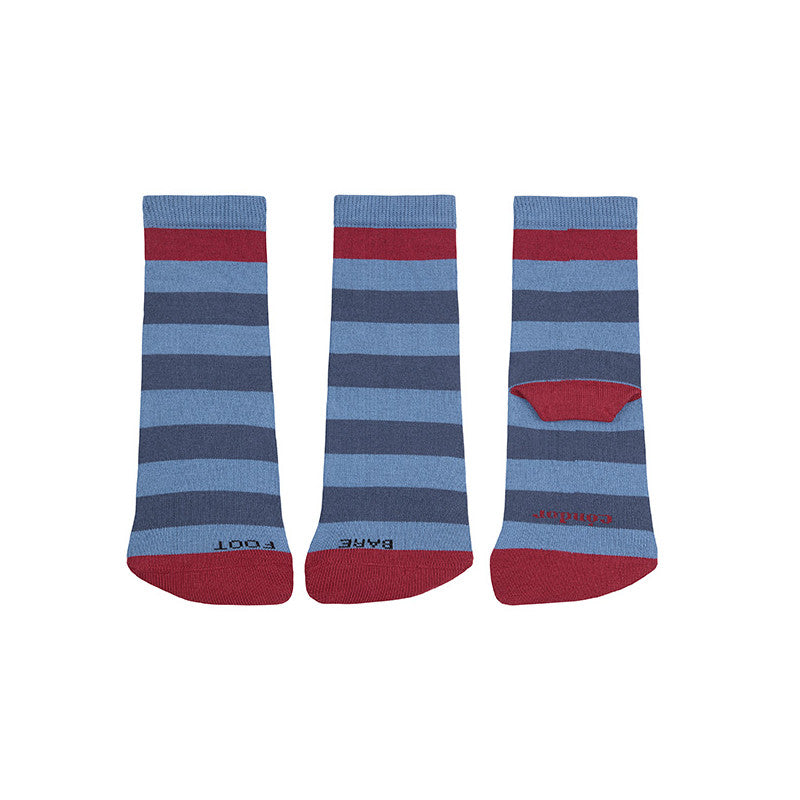 Condor 1 par Meias Barefoot French - Listas Azul