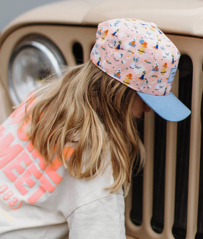 HELLO HOSSY Peaked Hat/Flore Cap