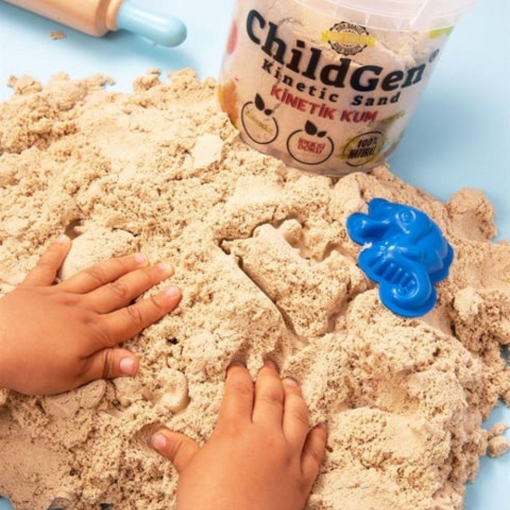 ChildGen Kinetic Sand with Colors 500gr Natural 