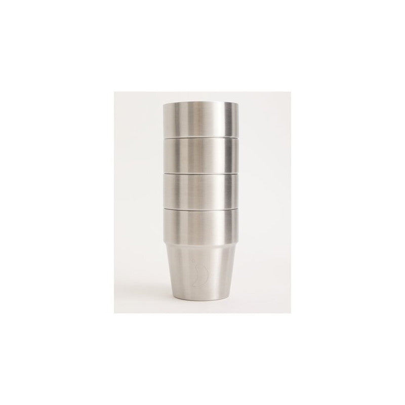 Chilly's Stainless Steel Cups - 4 x 300ml