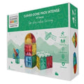 Conjunto de blocos magnéticos Clever Clixx com 47 peças coloridas e elementos curvos para construções STEAM.