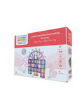 Conjunto de 125 peças magnéticas Clever Clixx em tons pastel para construções criativas