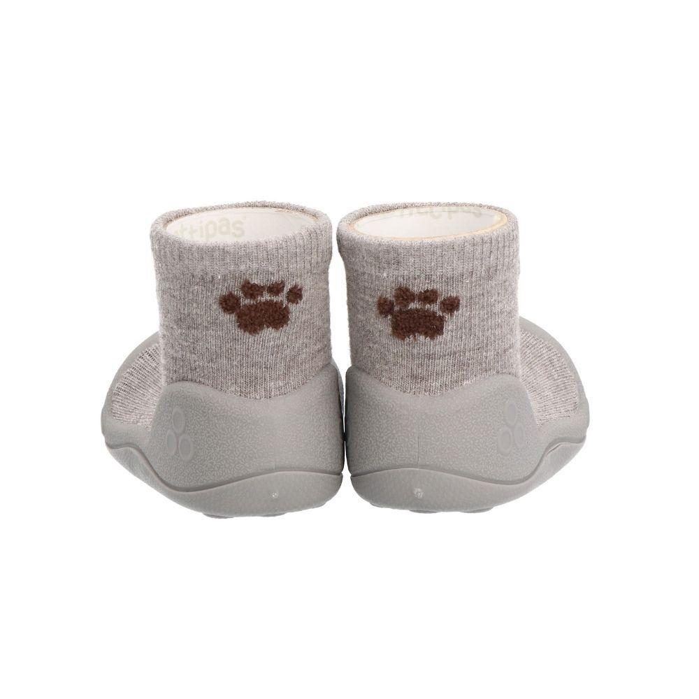 Attipas Dog Coco Grey, calçado barefoot para bebé