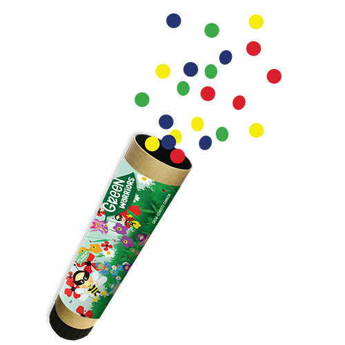 Green Warriors Confettis de sementes