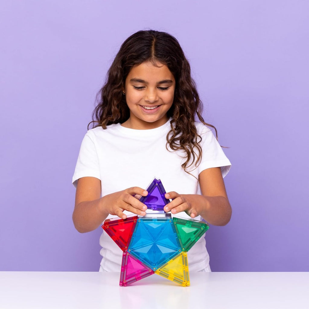 Connetix Juego de bloques magnéticos Light Star Pack 28 piezas