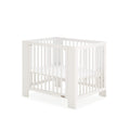 Converbaby Mini-berço de co-sleeping evolutivo 90x50 em branco, configuração de berço clássico.