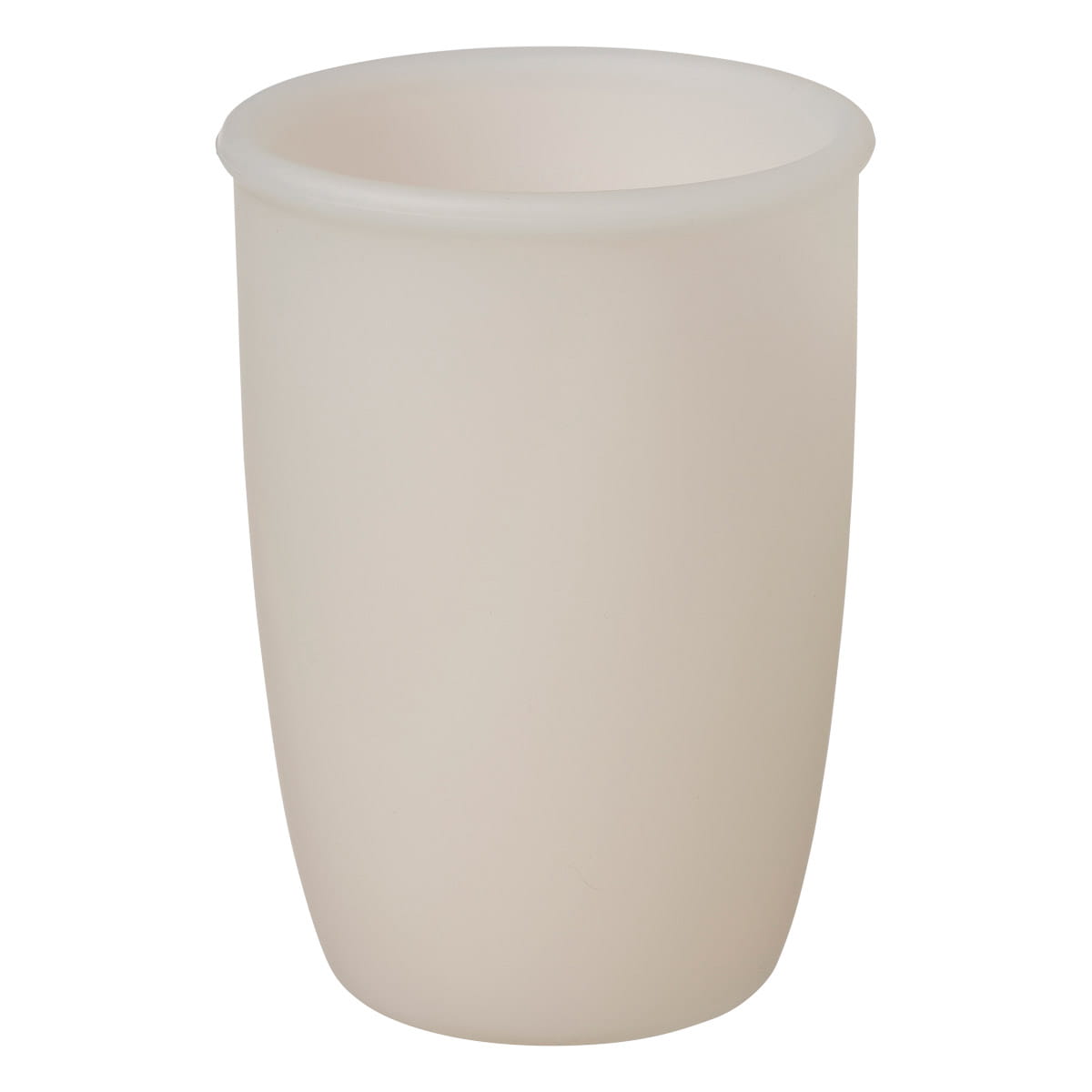 O copo de silicone b.box Latte sem tampa nem alças, mostrando o corpo do recipiente.