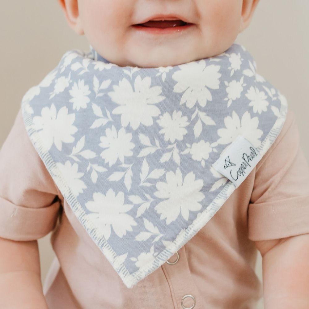 Copper Pearl 4-Pack Bandana Bib Set - Lacie