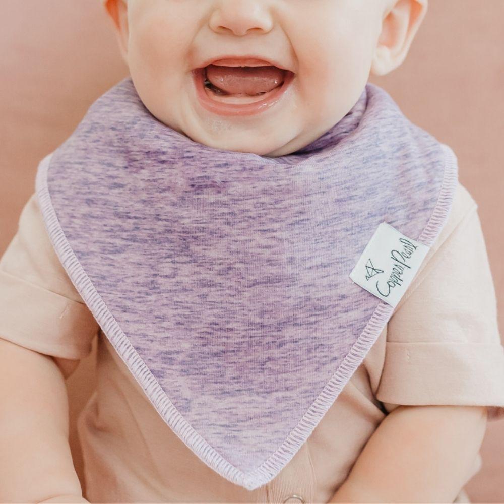 Copper Pearl 4-Pack Bandana Bib Set - Lacie