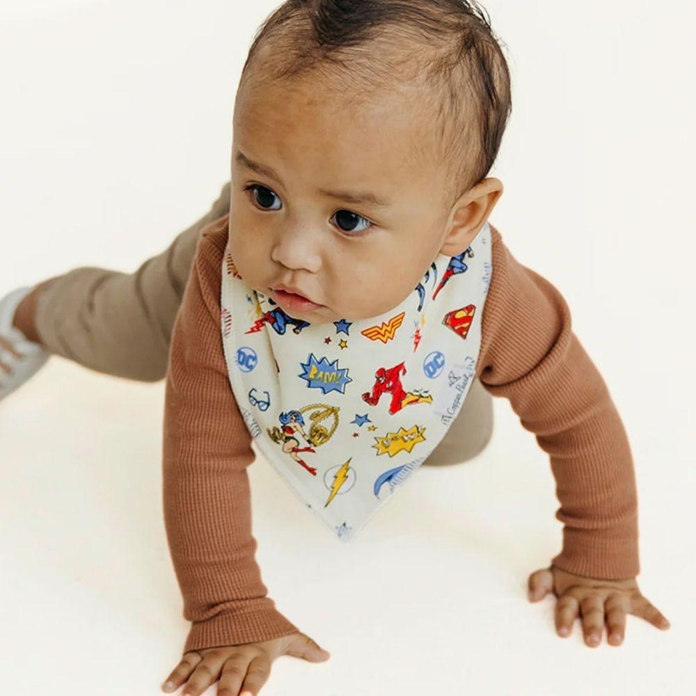 Copper Pearl 4-Pack Bandana Bib Set - Justice League