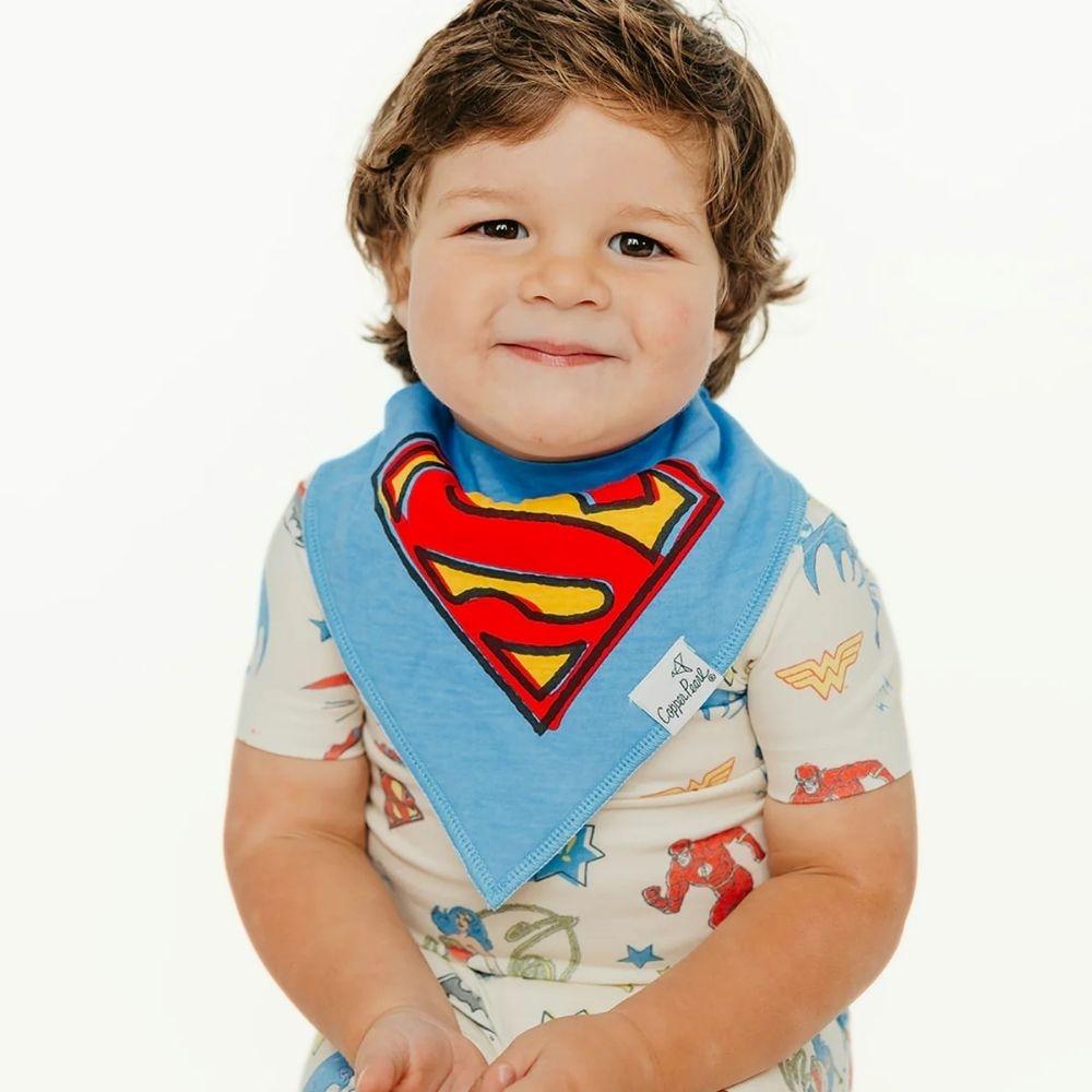 Copper Pearl 4-Pack Bandana Bib Set - Justice League