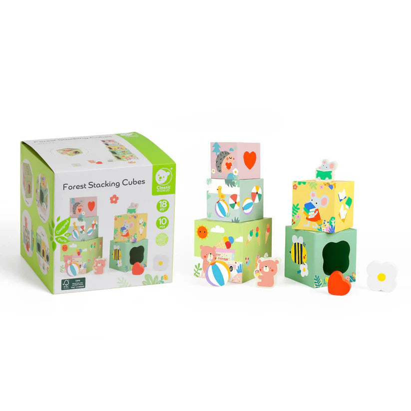 Cubos apilables Classic World Forest