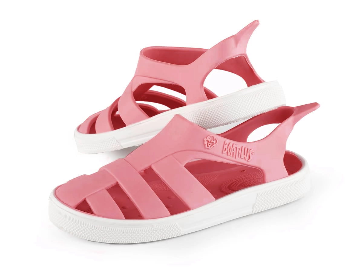 Boatilus - Sandália Minimalista Praia/Piscina Bioty Candy e Branco