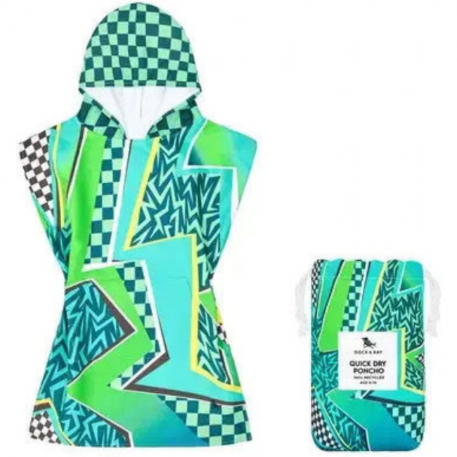 Dock and Bay Quick-Dry Absorbent Beach/Pool Poncho S 3-5 years