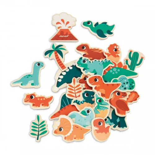 Janod 24 Dinosaur Magnets
