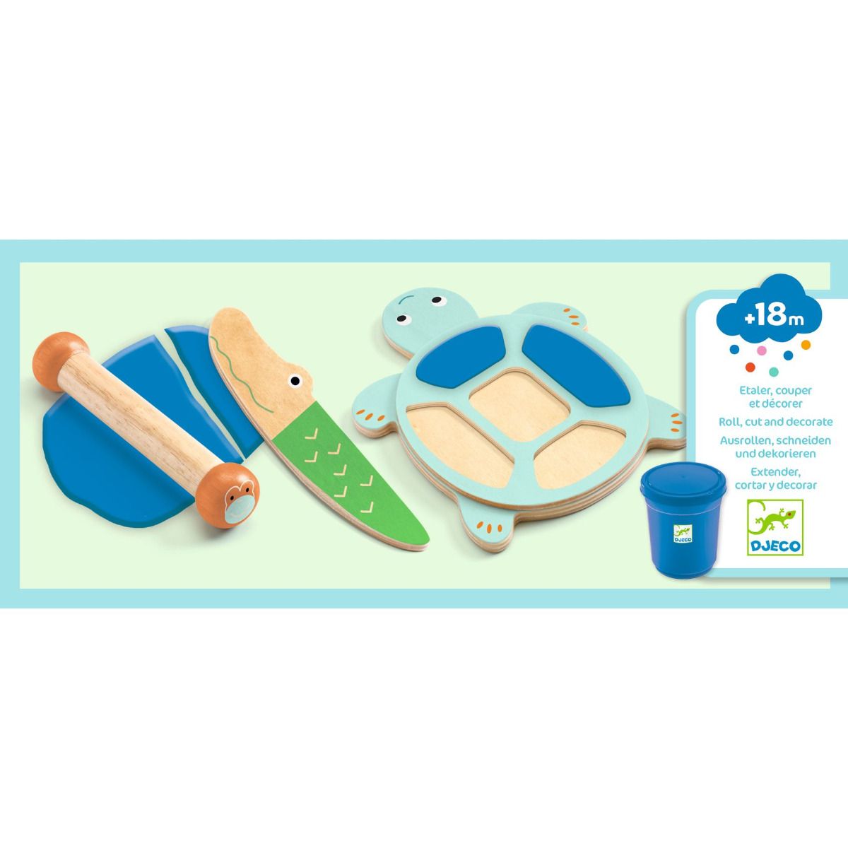 Djeco Decora animais c/plasticina
