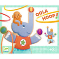 Jogo de arremesso de argolas Djeco Oola Hoop com argolas de diferentes tamanhos para desafio de precisão.