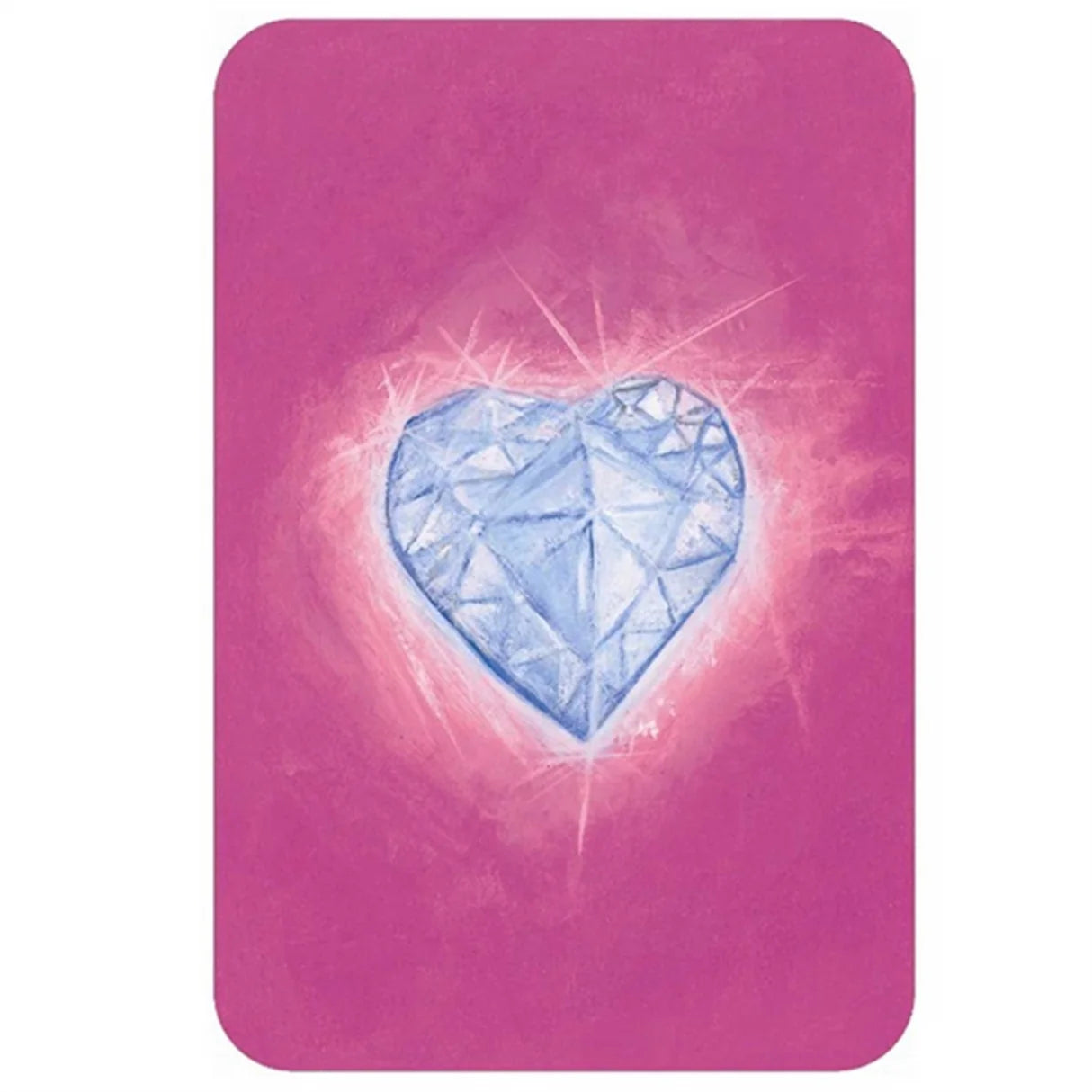Ilustração de uma carta do jogo Djeco DIAMONIAK com um diamante em forma de coração.
